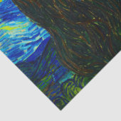 De Sterrennacht van Vincent Van Gogh Tissuepapier (Detail)
