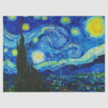 De Sterrennacht van Vincent Van Gogh Tissuepapier<br><div class="desc">Vincent Van Gogh de Sterrennacht. Dit is een oud meesterwerk van de nederlandse meesterschilder Vincent Van Gogh. Dit mooie kunstlandschapsschilderij heeft een mooie,  levendige,  verzadigde kleur. Vincent Van Gogh was een nederlandse post van impressionist schilder. Dit afbeelding is openbaar.</div>