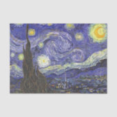 De sterrennacht van Vincent van Gogh Tissuepapier (Voorkant)