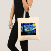 De Sterrennacht van Vincent Van Gogh Tote Bag (Voorkant (product))