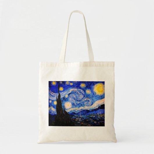De Sterrennacht van Vincent Van Gogh Tote Bag (Voorkant)