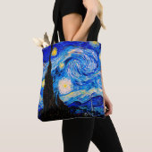 De Sterrennacht van Vincent Van Gogh Tote Bag (Dichtbij)