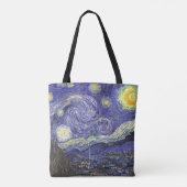 De sterrennacht van Vincent van Gogh Tote Bag (Achterkant)