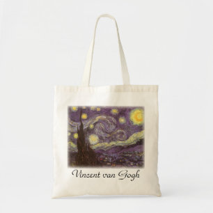 De sterrennacht van Vincent van Gogh, Vintage Fine Tote Bag