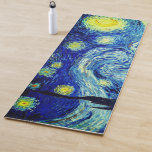 De Sterrennacht van Vincent Van Gogh Yogamat<br><div class="desc">Vincent Van Gogh de Sterrennacht. Dit is een oud meesterwerk van de nederlandse meesterschilder Vincent Van Gogh. Dit mooie kunstlandschapsschilderij heeft een mooie,  levendige,  verzadigde kleur. Vincent Van Gogh was een nederlandse post van impressionist schilder. Dit afbeelding is openbaar.</div>