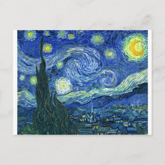 De Sterrennacht - Vincent van Gogh (1889) Briefkaart