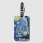 De Sterrennacht - Vincent Van Gogh Bagagelabel (Voorkant (verticaal))
