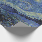 De Sterrennacht (Vincent van Gogh) (bekende kunst) Cadeaupapier (Hoek)