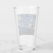 De Sterrennacht (Vincent van Gogh) (bekende kunst) Glas (Achterkant)