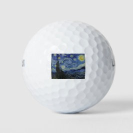 De Sterrennacht (Vincent van Gogh) (bekende kunst) Golfballen