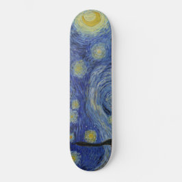 De Sterrennacht (Vincent van Gogh) (bekende kunst) Persoonlijk Skateboard