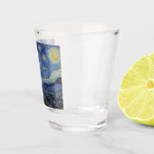 De Sterrennacht (Vincent van Gogh) (bekende kunst) Shot Glas (Rechts)