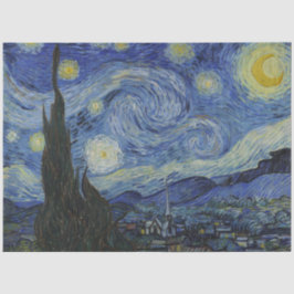 De Sterrennacht (Vincent van Gogh) (bekende kunst) Tissuepapier