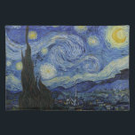 De Sterrennacht Vincent Van Gogh Cloth Placemat<br><div class="desc">Van Gogh - Masters of Art Series</div>