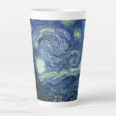 De Sterrennacht-Vincent van Gogh Latte Mok (Voorkant)