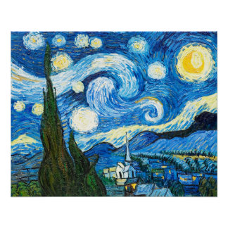 De Sterrennacht - Vincent van Gogh Perfect Poster