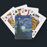 De sterrennacht Vincent van Gogh Schilderij van fi Speelkaarten<br><div class="desc">Vincent van Gogh (Nederlands, 1853 - 1890) De sterrennacht, 1889, Olieverf op doek Niet ingelijst: 73 × 92 cm (28, 7 × 36, 2 in) Dit schilderij toont het uitzicht vanuit het oostelijk raam van Van Gogh's asylkamer in Saint-Rémy-de-Provence, hij voegde een geïdealiseerd dorp toe. Het maakt sinds 1941 deel...</div>