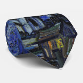 De Sterrennacht - Vincent Van Gogh Stropdas (Opgerold)