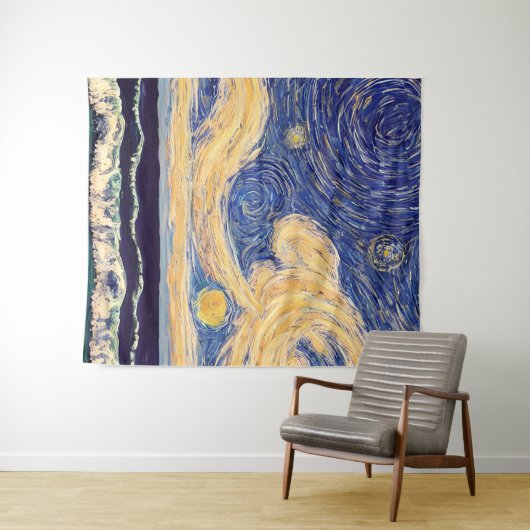 De Sterrennacht Wandkleed (In Situ (horizontaal))