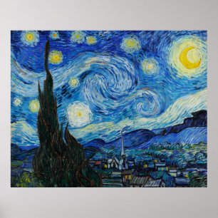De sterrennachtposter van Van Gogh Poster