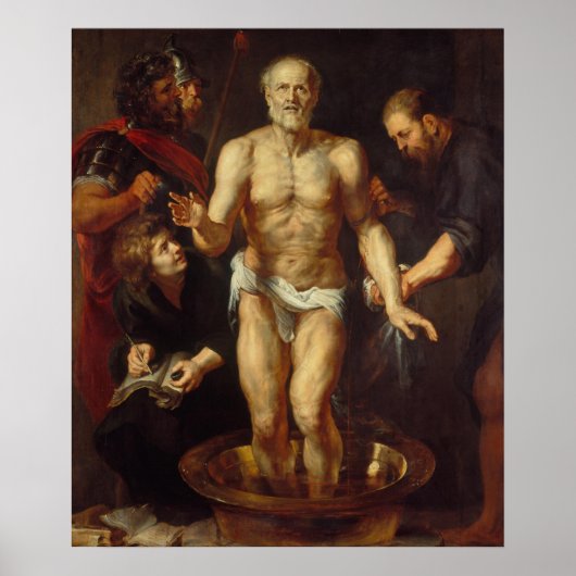 De stervende Seneca Poster (Voorkant)
