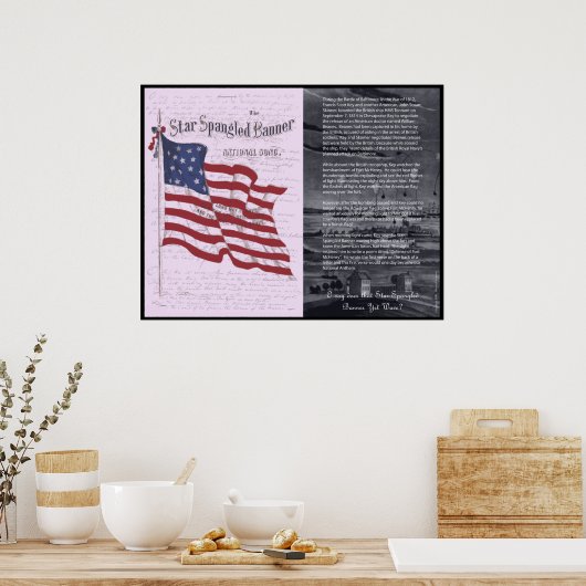 De stervormige banner poster (Keuken)