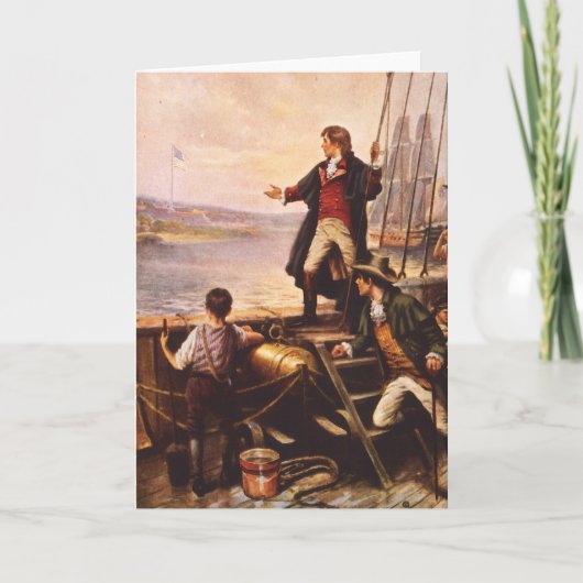 De stervormige banner van Percy Moran Kaart (Voorkant)