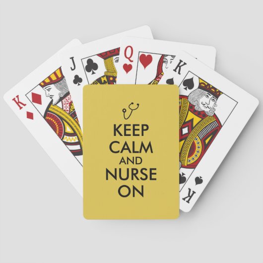 De Stethoscoop van de Gift van de verpleegster Pokerkaarten (Achterkant)