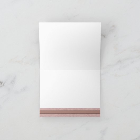 De Stethoscoop van het koraal dankt u vouwde Bedankkaart (Binnen)