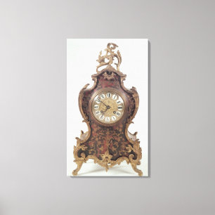De steunklok van de steen door A.Brocot Delettrez Canvas Afdruk