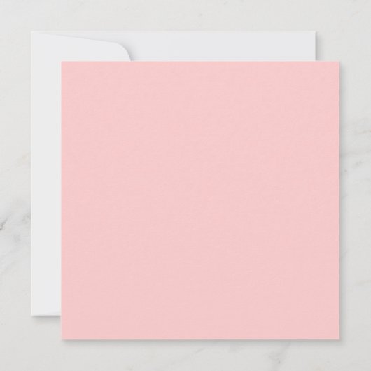 De stevige Lichte Roze Achtergrond van de Kleur no Kaart (Achterkant)