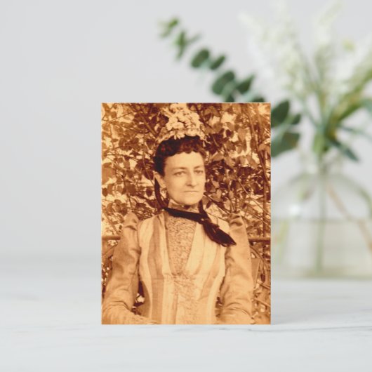 De stevige meid briefkaart (Staand voorkant)