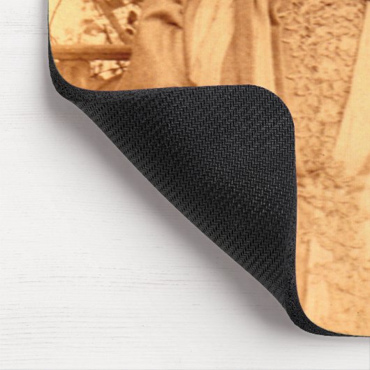 De stevige meid muismat (Hoek)