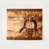 De stevige meid wandkleed (Voorkant (horizontaal))