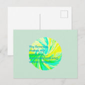 De stevigheid briefkaart (Voorkant / Achterkant)