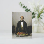 De steward briefkaart (Staand voorkant)