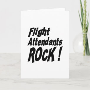 De stewardessen van Rock! Wenskaart Kaart