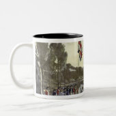 De stichting van Australië door Capt. Arthur Tweekleurige Koffiemok (Links)