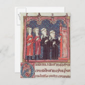 De stichting van een klooster briefkaart (Voorkant / Achterkant)