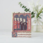 De stichting van een klooster briefkaart (Staand voorkant)
