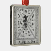 De stichting van Tenochtitlan Metalen Ornament (Rechts)