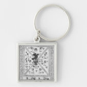 De stichting van Tenochtitlan Sleutelhanger (Voorkant)