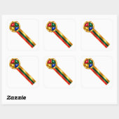 De sticker (Vel)