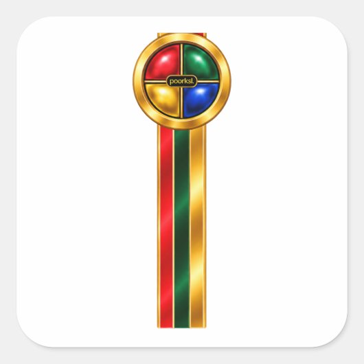 De sticker (Voorkant)