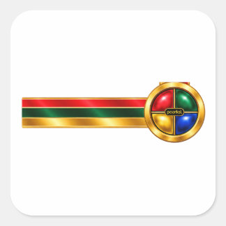 De sticker