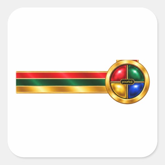 De sticker (Voorkant)