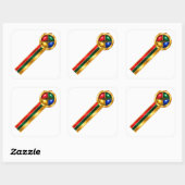 De sticker (Vel)