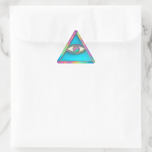 De sticker "All Seeing Eye" (Tas)