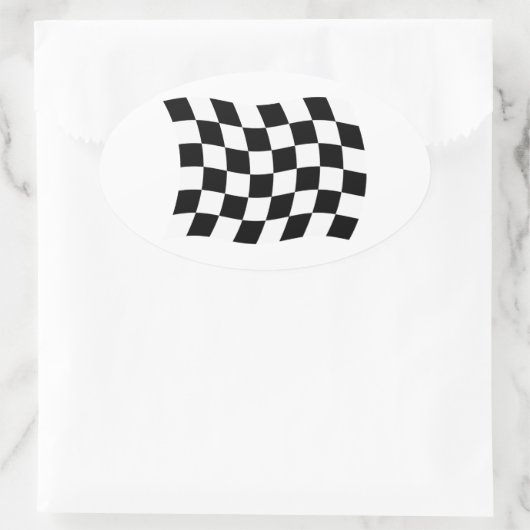 De Sticker Betaalde vlag (Tas)