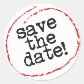 De sticker Datum opslaan (Voorkant)